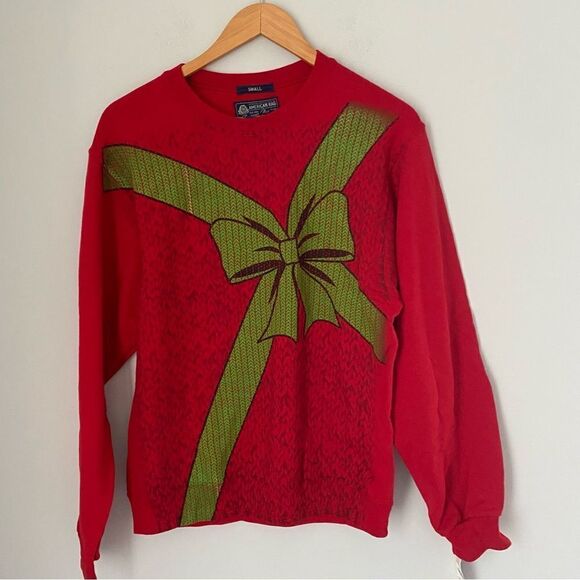 American Rag Men’s Ugly Christmas Sweatshirt Crew Neck - Picture 1 of 3